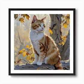 Cat look Art Print