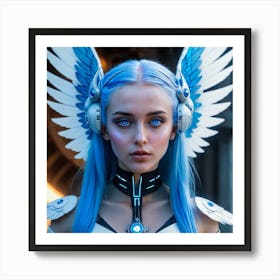 Blue Angel 3 Art Print