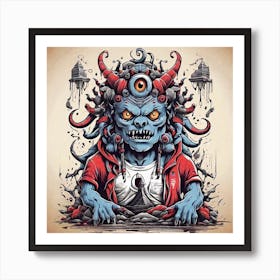 Demon 3 Art Print