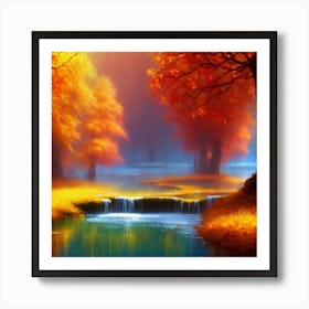 Autumn Forest 30 Art Print