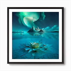 Lotus Flower Art Print