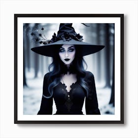 Witch In The Woods 2 Art Print