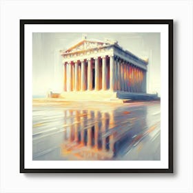 Temple Of Artemis Effect Painting 2 Art Print