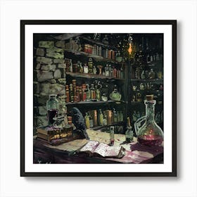 Harry Potter'S Lab Art Print
