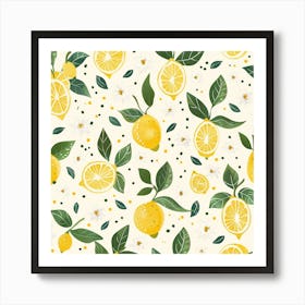 Lemons Art Print