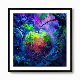 Apple In The Forest Art Print