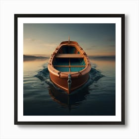 Default Create Unique Design Of Boat 0 Art Print