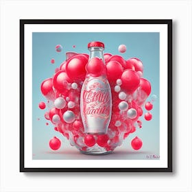 Cola Bottle Art Print