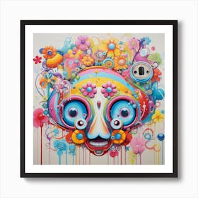 'Sugar Skull' 1 Art Print