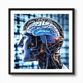 Human Brain 12 Art Print