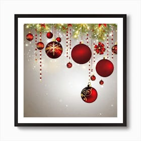 Christmas Background 16 Art Print