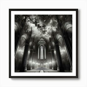 Cathedral Of The Stars 2 Art Print