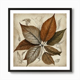 Autumn Leaves 7 Art Print