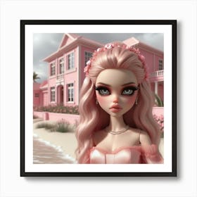 Pink Doll 1 Art Print