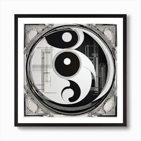 Yin Yang 34 Art Print