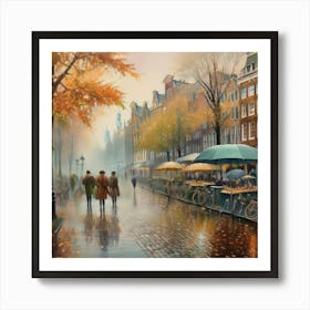 Amsterdam cafes, autumn season4 Póster