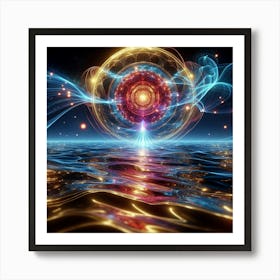 Tapping into the Infinite: How to Access Cosmic Energy for Healing Art Print