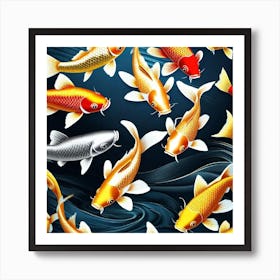 Koi Fish 3 Art Print