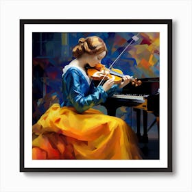 Violinist 6 Art Print