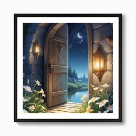 Fairytale Doorway Art Print