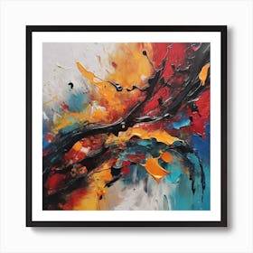 Abstract By Robert Art Print