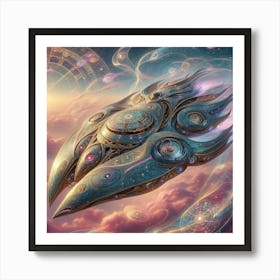 Spaceship 2 Art Print