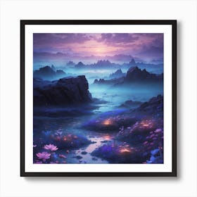 Landscape Painting Art Print