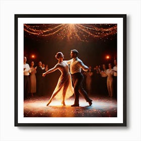 Dancers In The Dark 5 Art Print