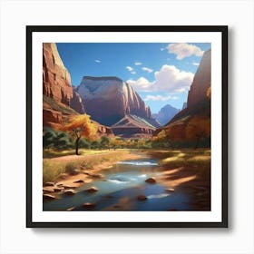 Zion National Park Art Print