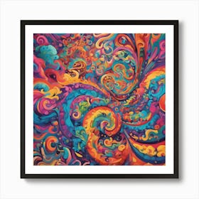 Swirls And Swirls Art Print