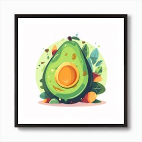 Avocado Art Print