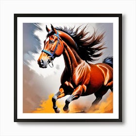 Horse Galloping 2 Art Print