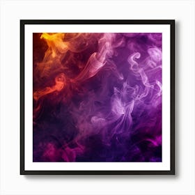 Abstract Smoke Background 7 Art Print