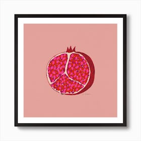 Pomegranate Square Art Print