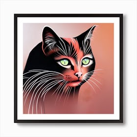Beautiful Cat 2 Art Print