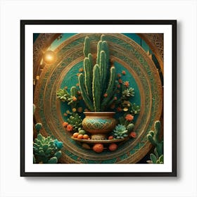 Cactus delight Art Print