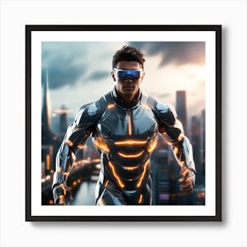 Futuristic Man 107 Art Print