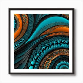 Mandelbrot madness Art Print