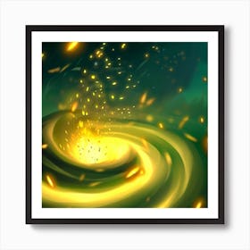 Swirling Vortex Art Print