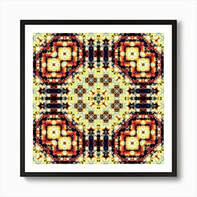 Modern Abstraction Pattern Decor 2 Art Print