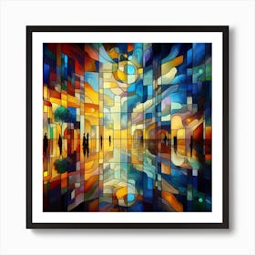 Noname Glass Art 4 Art Print