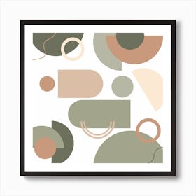 Abstract Geometric Pattern Art Print