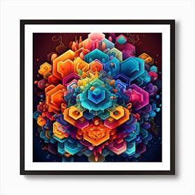 Geometric Art 1 Art Print