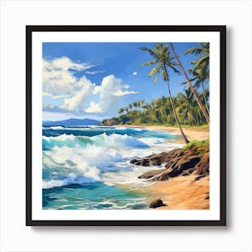 Hawaiian Beach Art Print