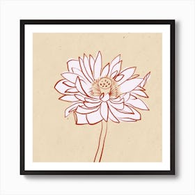 Lotus Flower Art Print