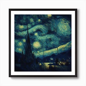 Starry Night 3 Art Print