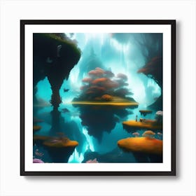 AI Art Concept Art Print