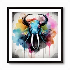 Digital Graffiti Artwork Art Print