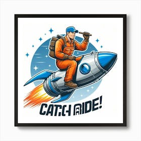 Catch Ride Art Print