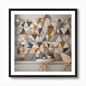 Geometric Wall Art Art Print